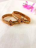 Antique tulsi bead bangles