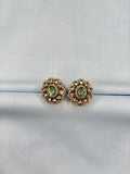 Kundan stud earrings