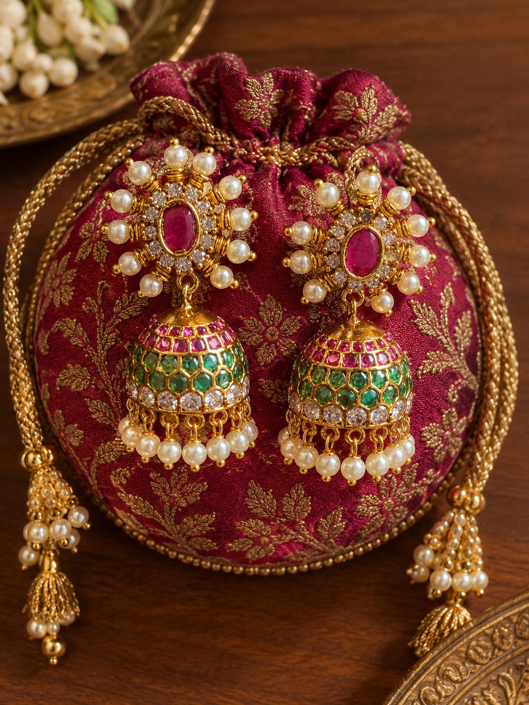 Kundan jhumki