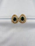 Kundan large stud earrings