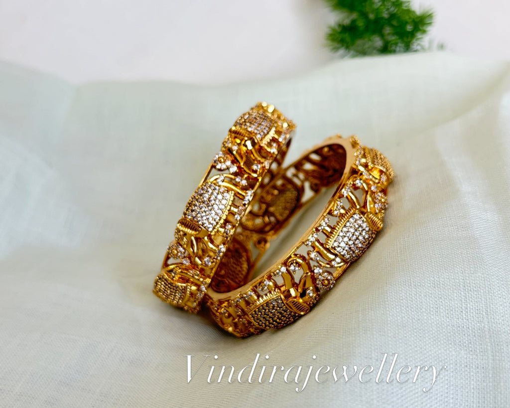 Elephant Studded Bangles