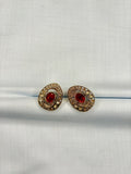 Kundan stud earrings