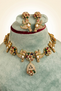 Victorian Necklace Set with bird designs