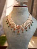 Layered Jadau Kundan Pearl Necklace