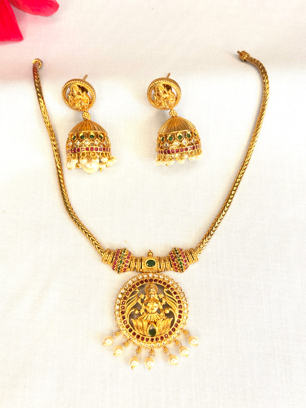 Antique Designer Pendant Necklace Set