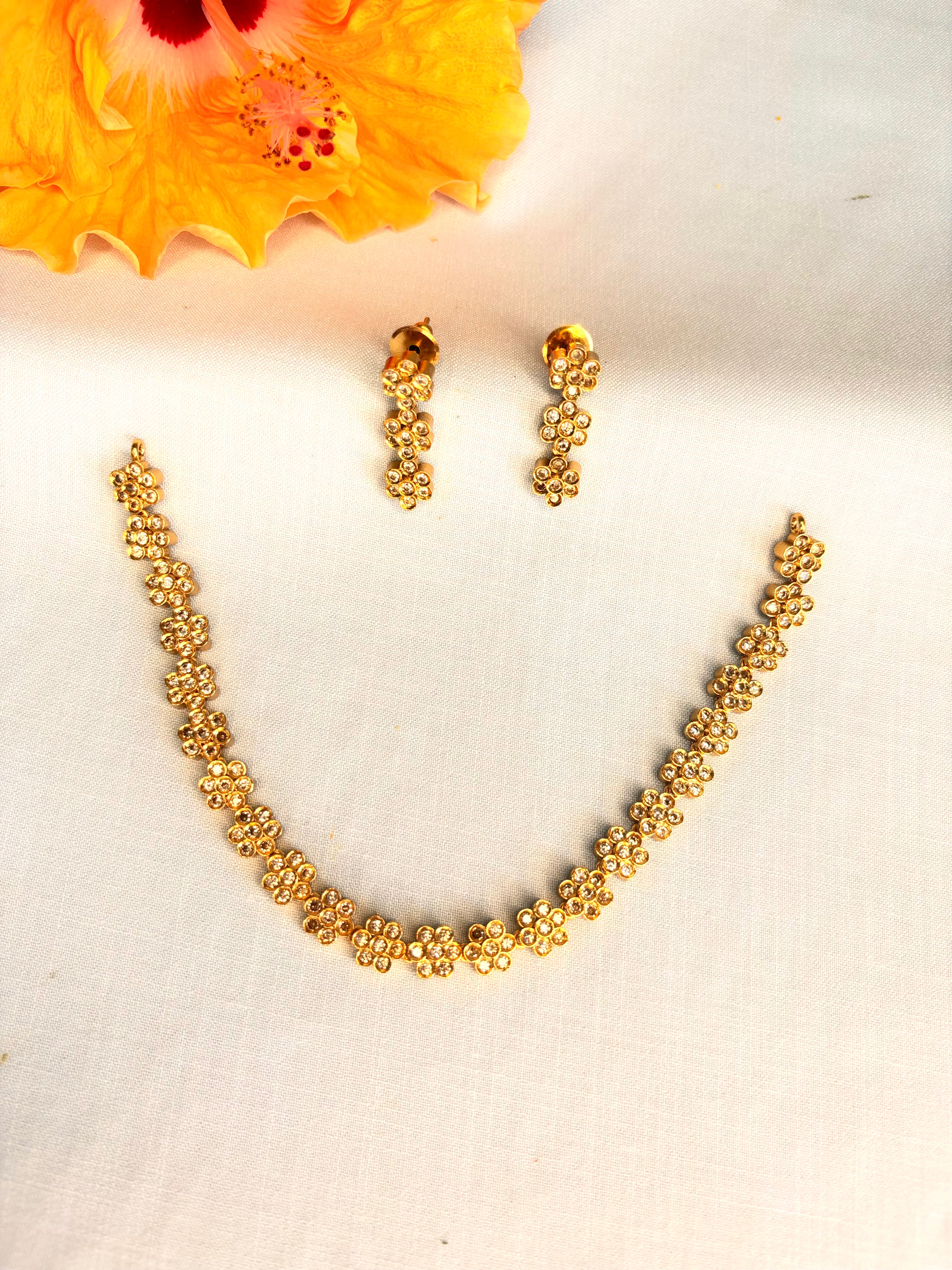 Zircon Stone Necklace